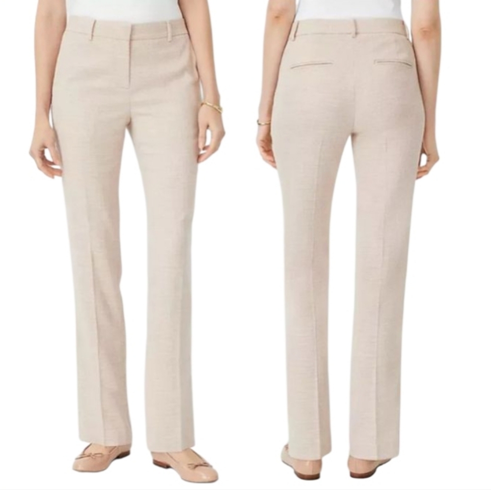 Ann Taylor Sophia Curvy Fit Crosshatch Trouser